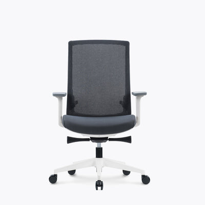Knead KC02 ergonomic office chair#color_white