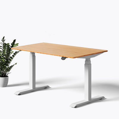 Knead Height Adjustable Table#leg-color_arctic